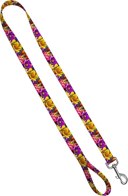 floral dog leash