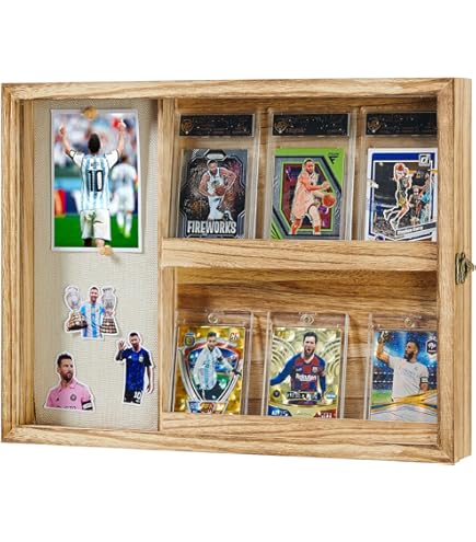 Amazon.com: Freezing point Baseball Trading Card Display Case Graded Sports  Card Shadow Box Frame Glass Hobby Box : Sports & Outdoors