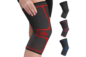 UFlex Athletics Compression Knee Brace for Women & Men Neoprene Knee Sleeves Support for Sports, Running, Weightlifting, Arthritis, Meniscus Tear, ACL, Hiking, Recovery Support & Fitness