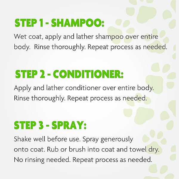 FURMINATOR DESHEDDING KIT, DESHEDDING SHAMPOO, DESHEDDING CONDITIONER, DESHEDDING WATERLESS SPRAY, FOR DOGS, 40.5 OZ (SET OF 3)