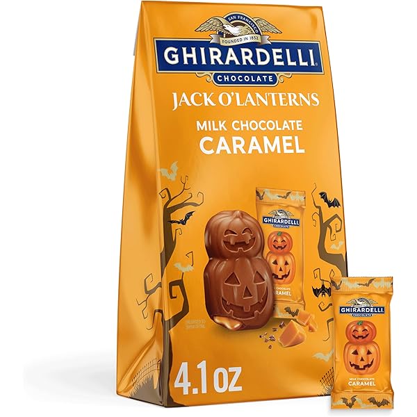 Amazon.com: GHIRARDELLI Milk Chocolate Caramel Apple Jack O
