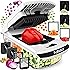 Fullstar Pro Original Vegetable Chopper - Chopper and Spiralizer - Food Chopper with Container, Fruit Cutter, Onion Dicer - A