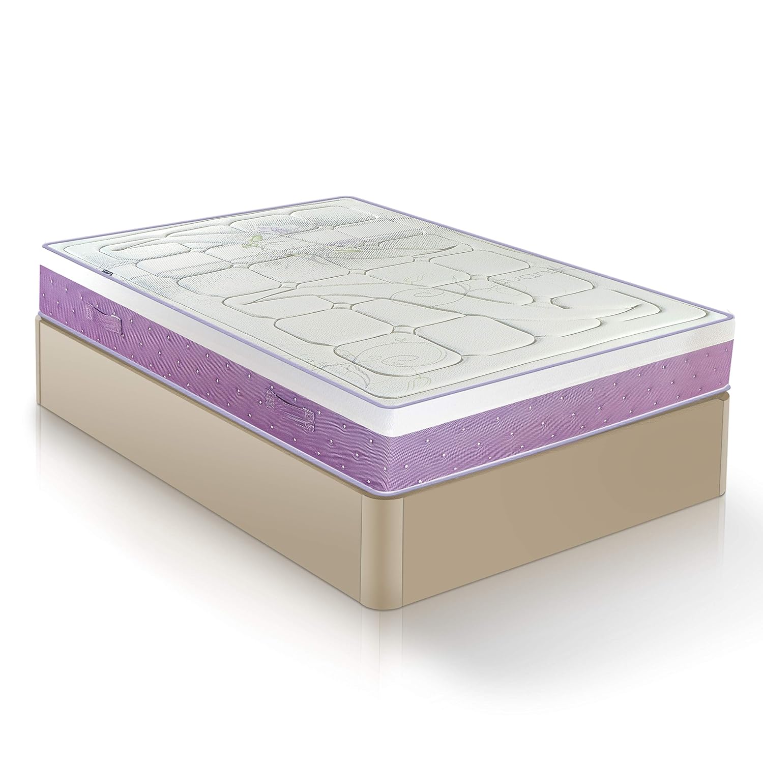 Tomate Dorado Colchón Muelles Ensacados Viscoelástico BAYSCENT ...