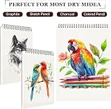 KINSPORY Sketchbook A4 21 x 29.7cm 100 Pages 100gsm Acid Free Spiral Bound view 5