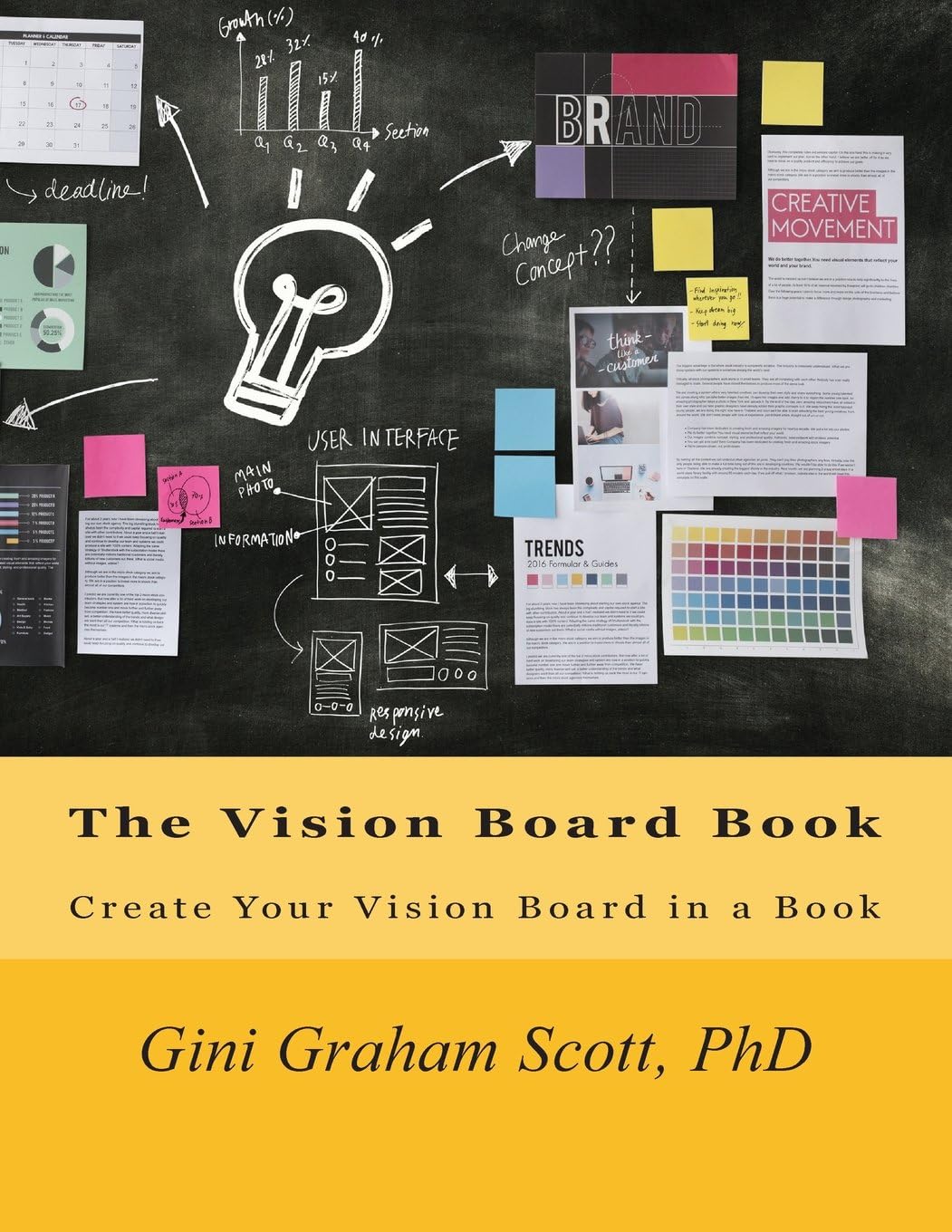 Changemakers Publishing The Vision Board Book: Create Your Vision Board in a Book