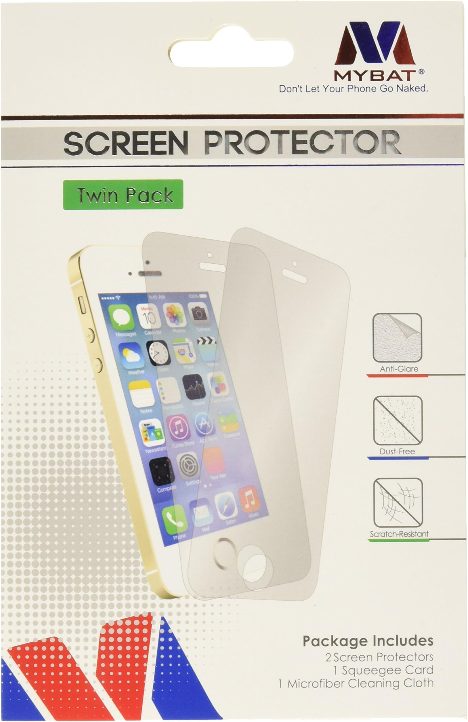 Asmyna LG LS996 G Flex 2 Twin Pack Screen Protector - Retail Packaging - Clear