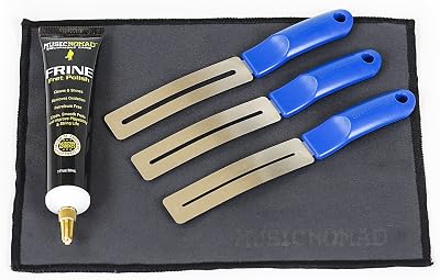 MusicNomad FRINE 5 pc Fret Polishing Kit with Fretboard Guards MN124