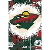 NHL Minnesota Wild - Maximalist Logo 23 Wall Poster, 34L" x 22.4W", Unframed Version
