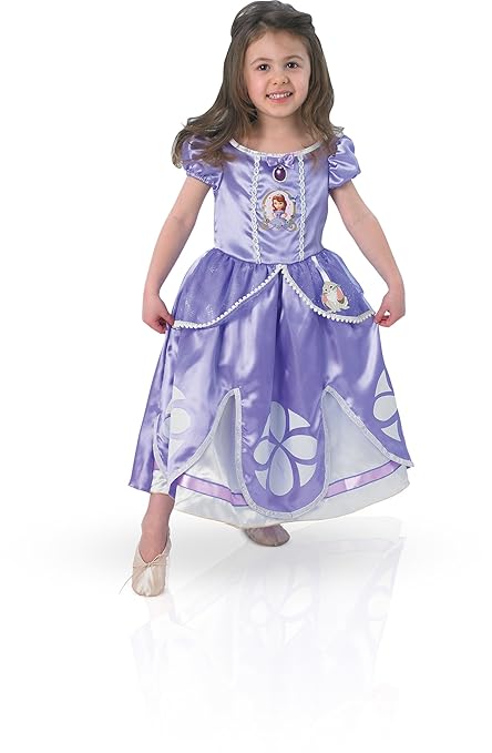 Luxus Kostüm der Prinzessin Sofia in einer Geschenkbox für Mädchen - 3-4 Jahre