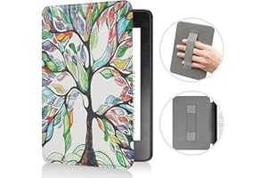 SCSVPN Case for 6.0'' Kindle 10th Generation 2019 Release (Model No. J9G29R), Slim Thin Premium PU Leather Smart e-Reader Cov