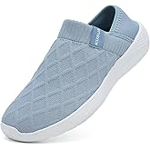 KUBUA Mens Womens Slippers Indoor Lightweight House Shoes Outdoor Breathable Slip on Loafers