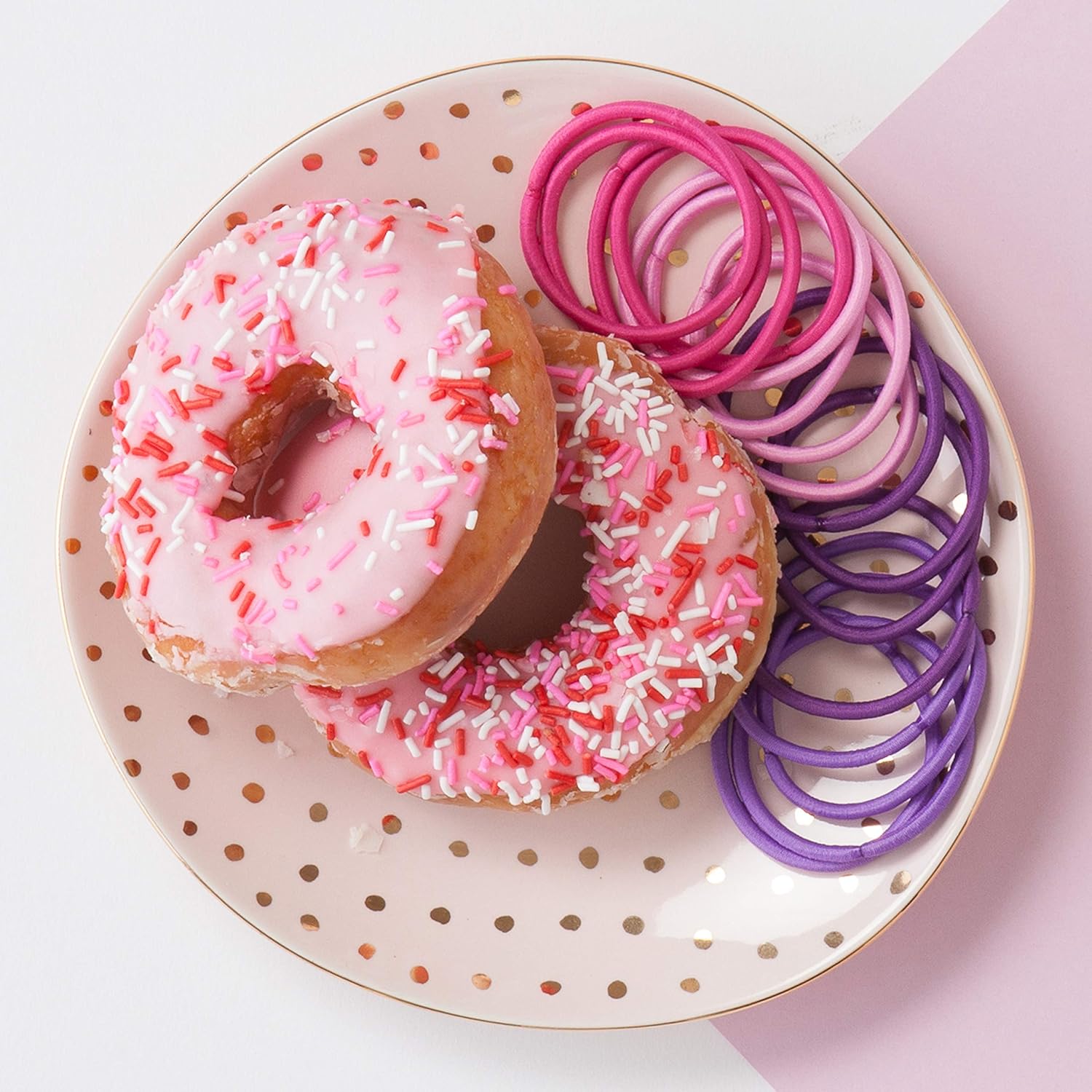 Goody Girls Ouchless Hair Elastics Perfect for Girls with Fine Hair, Curly Hair or Sensitive Scalps (60 Pieces) (Assorted in Brights and Pastels) : Ponytail Holders : Beauty