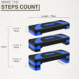 Xn8 Sports Adjustable Height Exercise Stepper 5/10/15 cm Compact Gym view 7