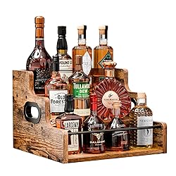KLM Liquor Bottle Display Shelf, Coffee Syrup Rack