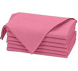 Ruvanti Linen Napkins Set of 6, 18x18 Cloth