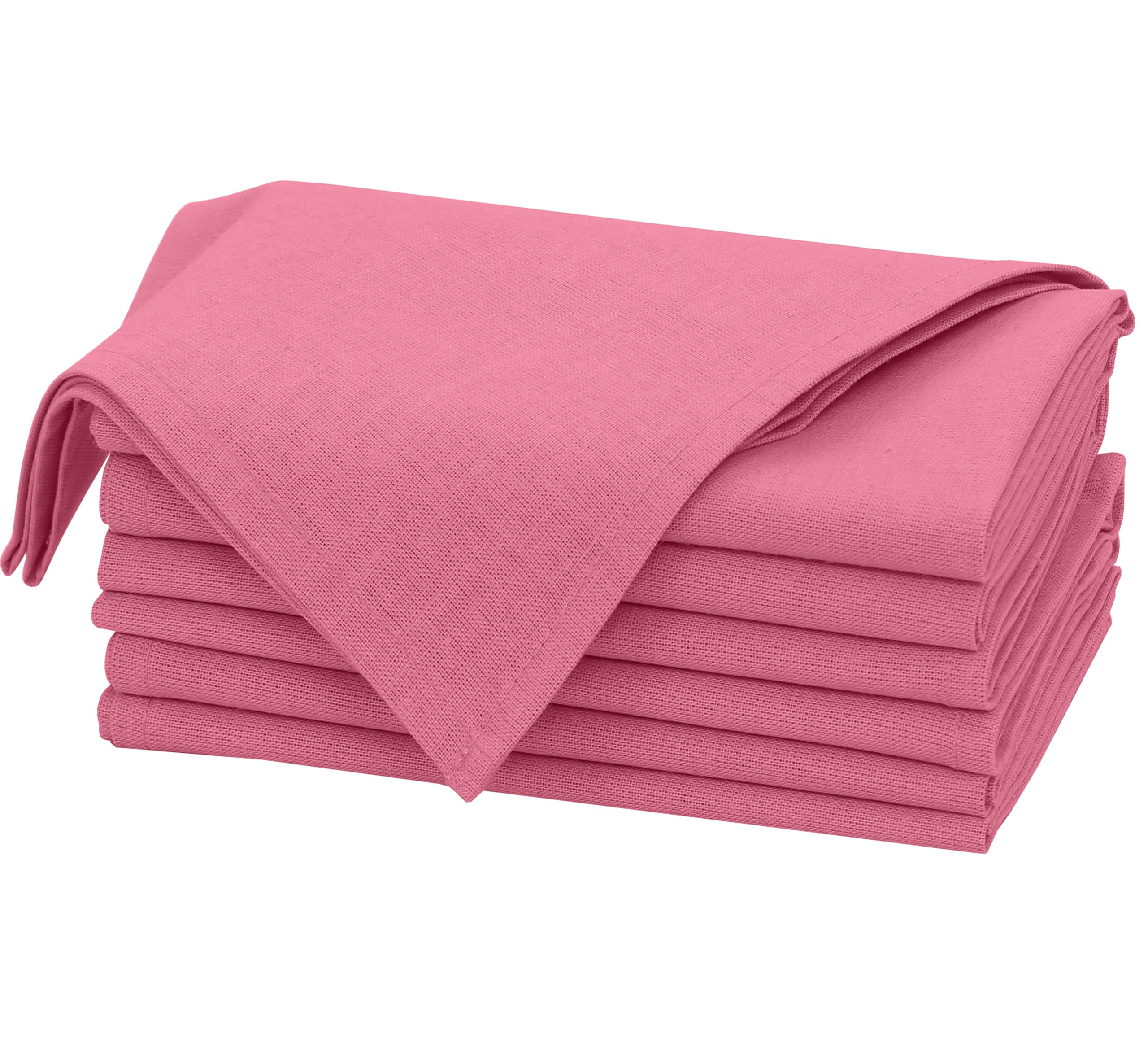 Ruvanti Linen Napkins Set of 6, 18x18 Cloth
