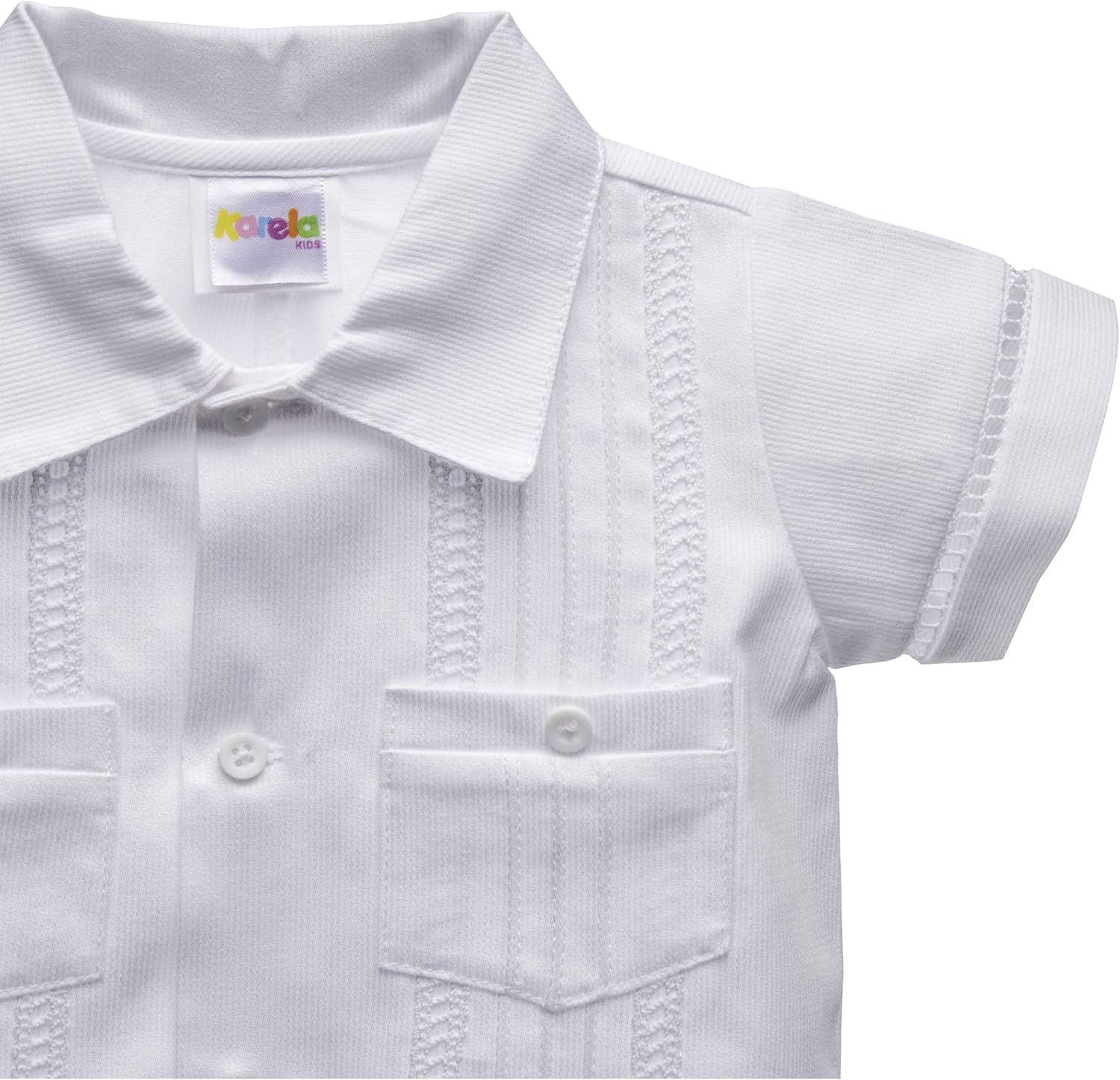 baby guayabera onesie