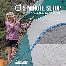 Coleman Skydome Tent with 5 Minute Setup, 2/4/6/8