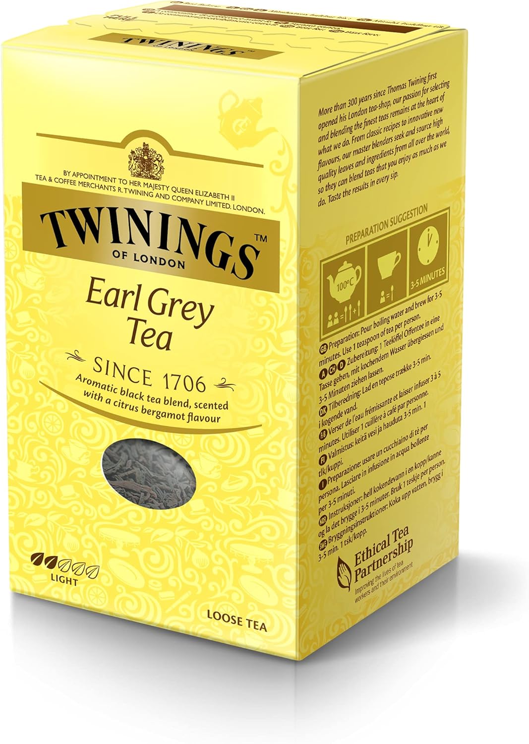 twinings earl grey 200 gr