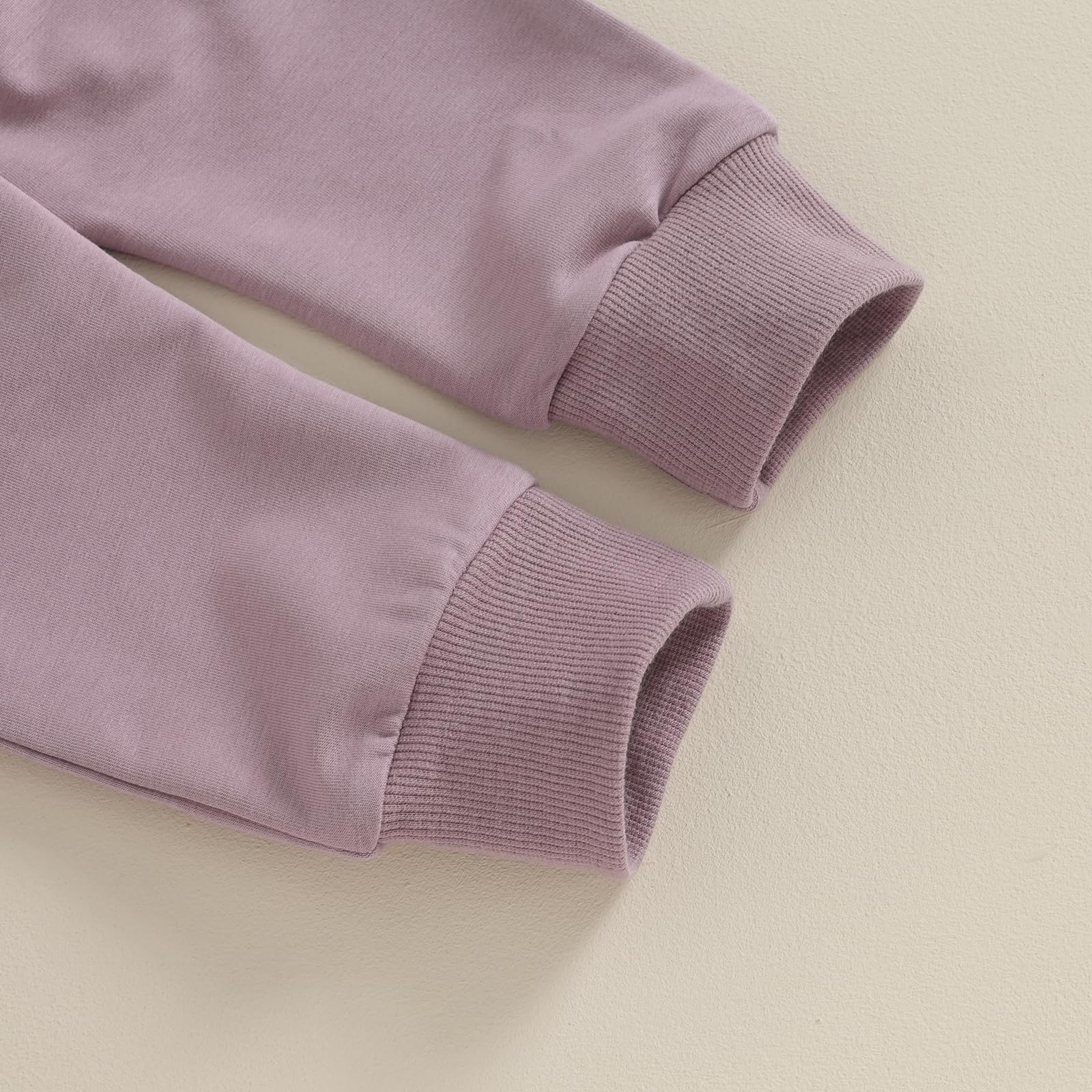 Toddler Baby Girl Clothes Long Sleeve Letter Print Sweatshirt and Stretch Jogger Pants Newborn Fall Winter Outfit