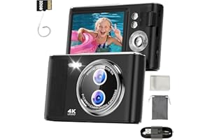 32GB Digital Camera Compact 48MP Autofocus 16X Digital Zoom Photo Camera: 2.8 Inch 4K LCD Screen Portable Vlogging Photograph