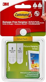Command Picture Hanging Strips Value Pack White Small & Medium