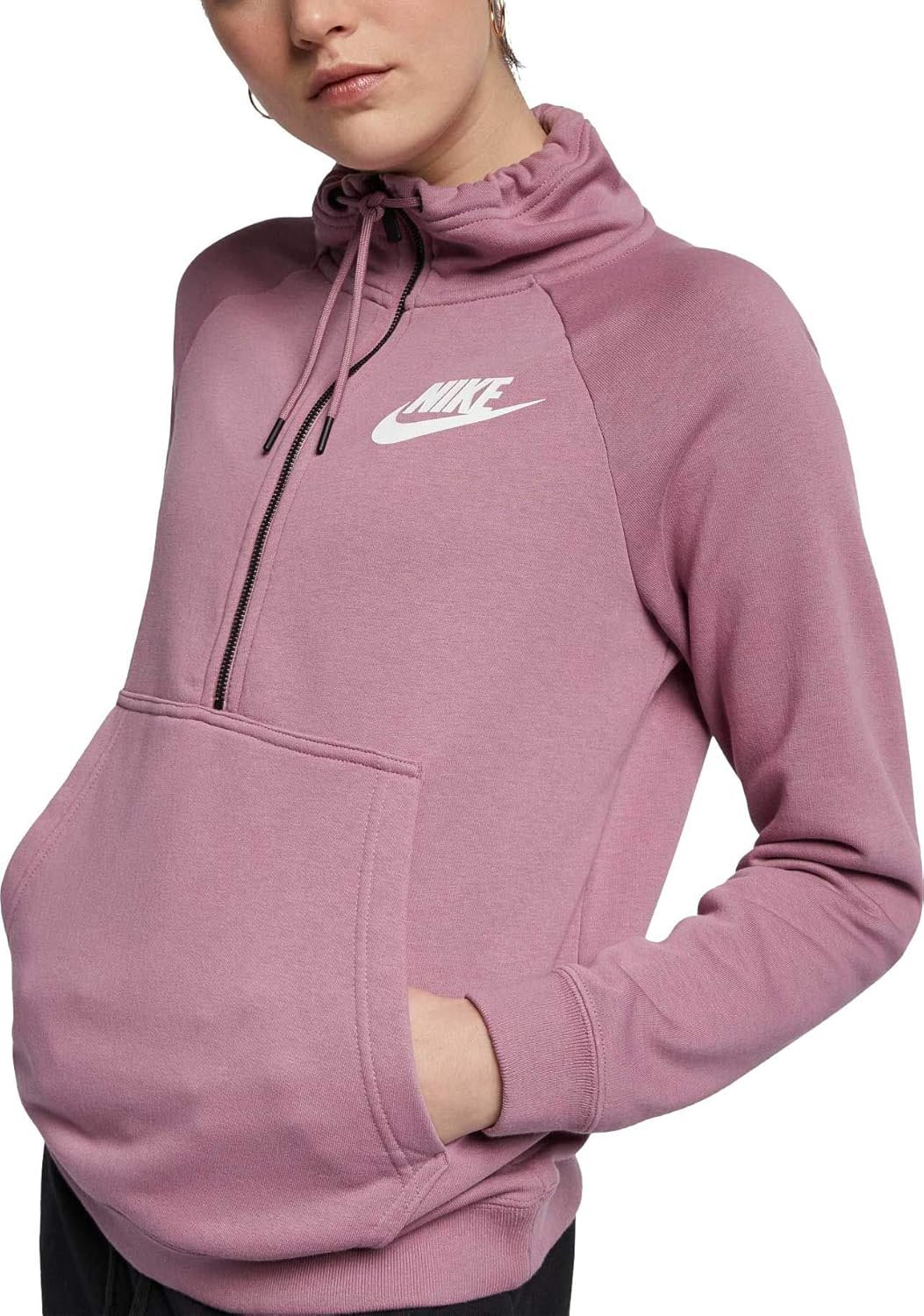 nike half zip sweatshirt women's