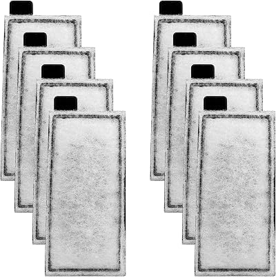 AQQA 8 Pack Aquarium Filter Cartridge Replacement (S) for Internal Filter