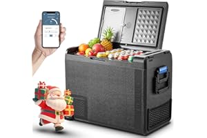 BODEGACOOLER 12 Volt Car Refrigerator, 61Quart (58L) Car Fridge WIFI APP Control, Protable Freezer -4℉-68℉, RV Electric Cooler 12/24V DC 100-240V AC for Outdoor, Truck, Van, Vehicles, Camping, Travel