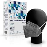 The Adventure Mask FFP3 Face Masks UK Certified 5 Layer CE PPE Grey Box 10