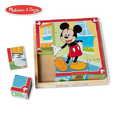 Melissa Doug Disney Mickey Mouse Wooden Cube Ireland Ubuy