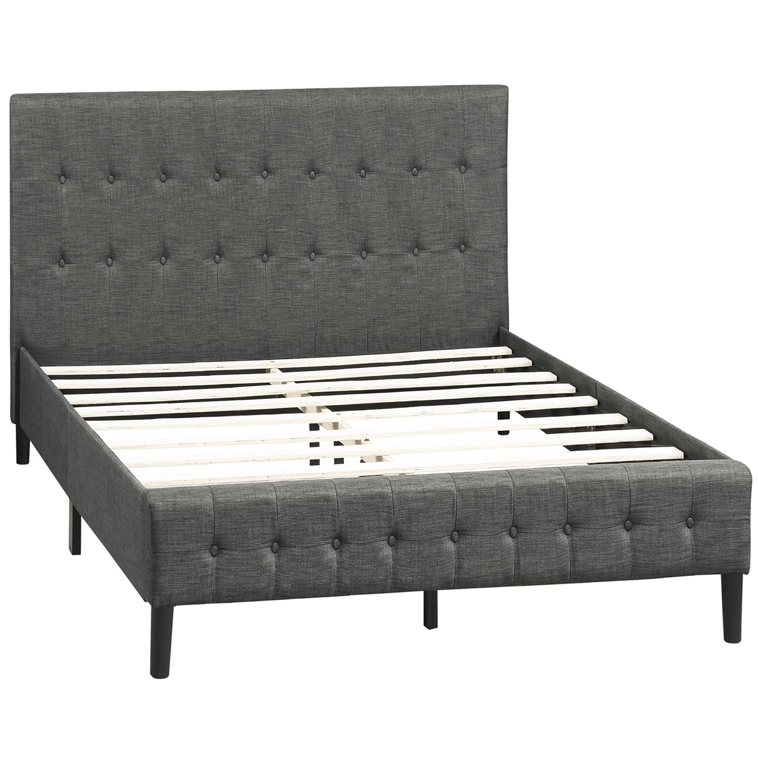 Best white faux leather bed frame queen