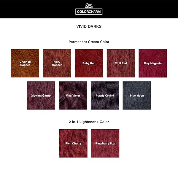 COLORCHARM VIVID DARKS | PERMANENT CREAM COLOR | VIBRANT COLOR FOR DARK HAIR | NOURISHING VEGAN FORMULA | NO BLEACH NEEDED | CRUSHED COPPER | 2 FL OZ