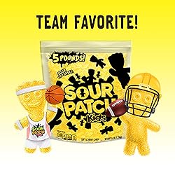 SOUR PATCH KIDS Yellow Lemon Soft & Chewy Candy, 5