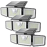 daphino 2500LM Solar Lights Outdoor with Motion