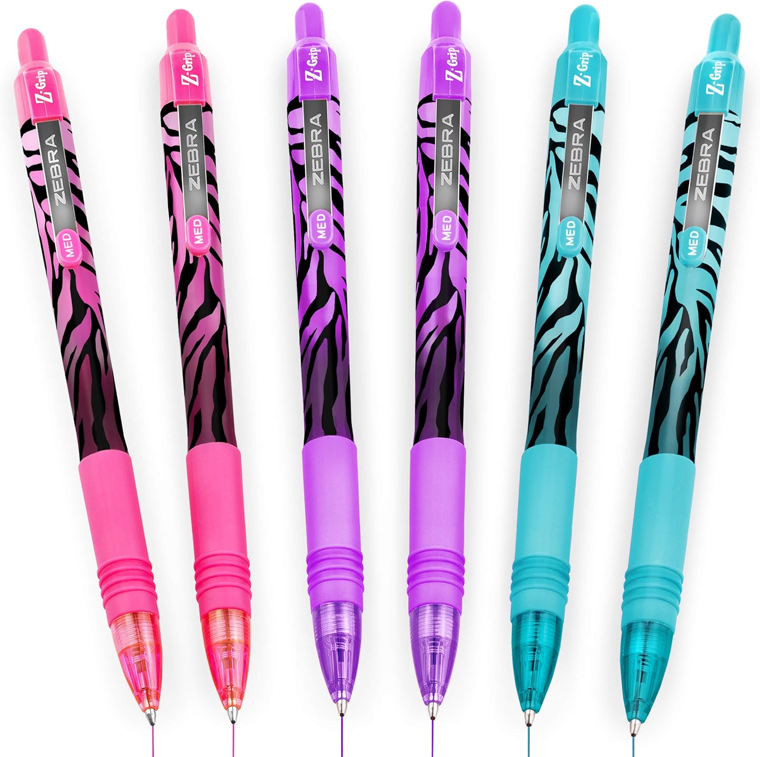 Zebra ZGrip Smooth Ballpoint Pen 1.0mm Funky Flame