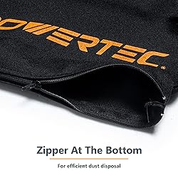POWERTEC Miter Saw Dust Collector Bag for