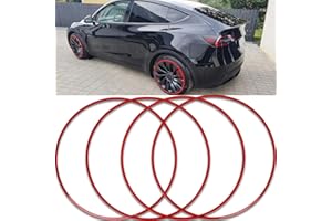 DREAMOTOR Wheel Rim Protector Set of 4, 19 Inch Alloy Rim Guards for Car Rims Compatible with Tesla Model Y 3 Honda CRV Toyota Camry Ford Mustang Mach-E Nissan Hyundai Audi A4 A6 Mazda CX-90 Lexus RX