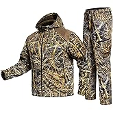 Quiet Hunting Suit Camouflage Softshell Clothes Clothing Gear Hoodie Jacket Pants For Men