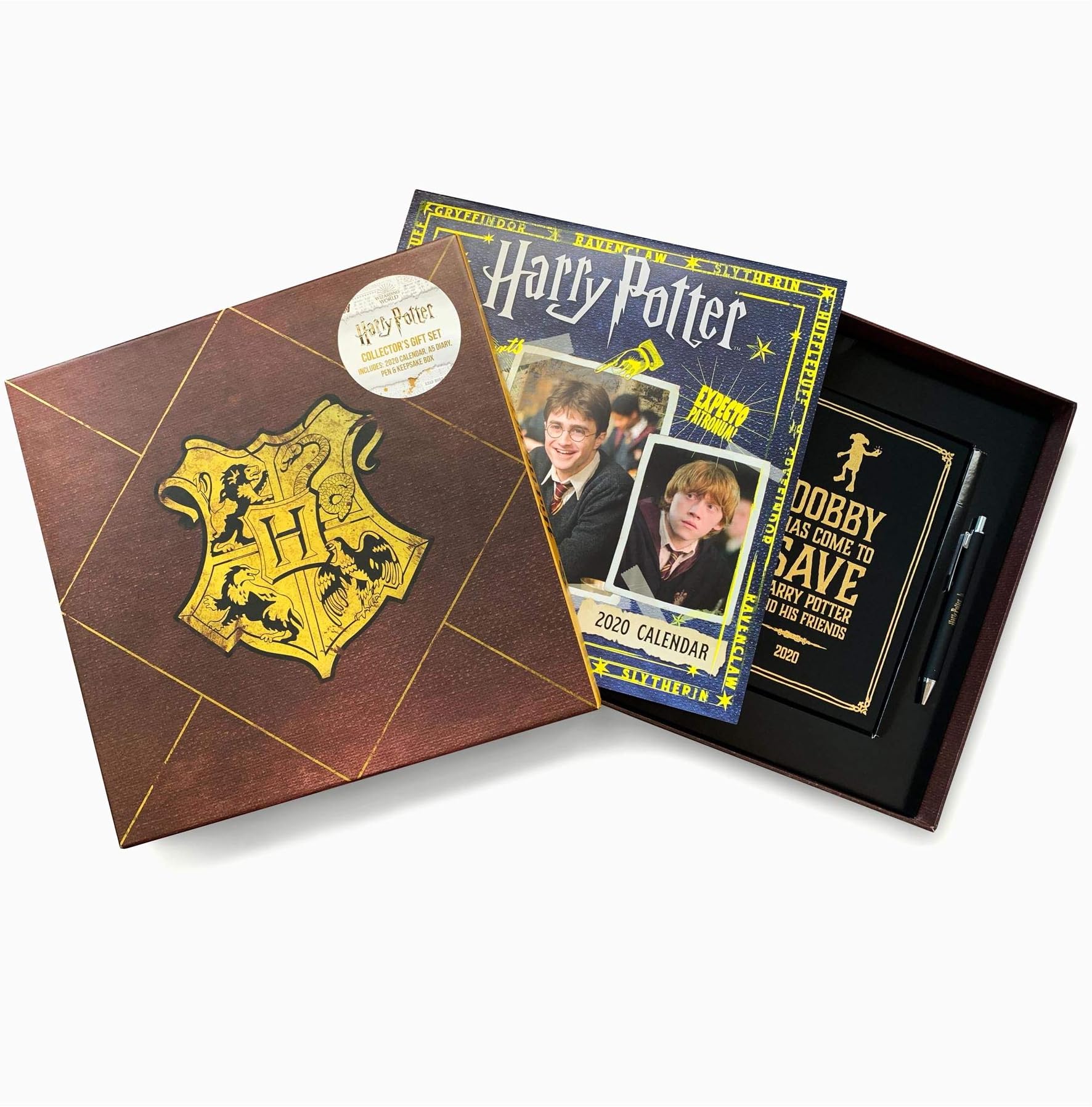 Harry Potter 2021 Calendar Diary and Pen Box Set with Organisational Stickers Bundle, Great Gift