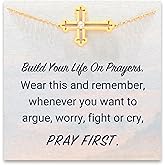 STORYJEWELLERY Cross Bracelet for Women, Dainty Charm Bracelet, Religious Jewelry, Christmas Christian Gifts for Women, Confirmation and Baptism Gifts