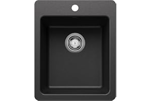 BLANCO 443235 Liven SILGRANIT Drop-In/Undermount Bar Sink - Anthracite