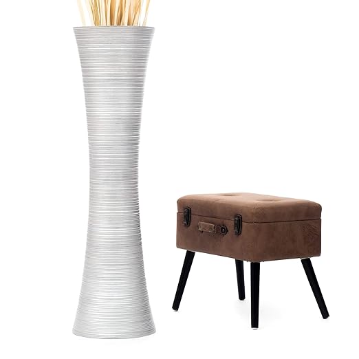 Amazon Com Leewadee Tall Big Floor Standing Vase For Home Decor