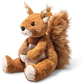 Steiff Phil Plush Squirrel, Premium Stuffed Animal Squirrel for Kids (Brown, 8")