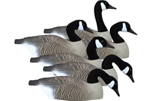 Higdon Outdoors Half Shell Goose Decoys for Waterfowl Hunting | Realistic & Stackable for Optimal Storage | Variety of Sizes and Species: Canada/Specklebelly/Blue/Snow/Sleeper/Full-Size/Magnum | 6pk