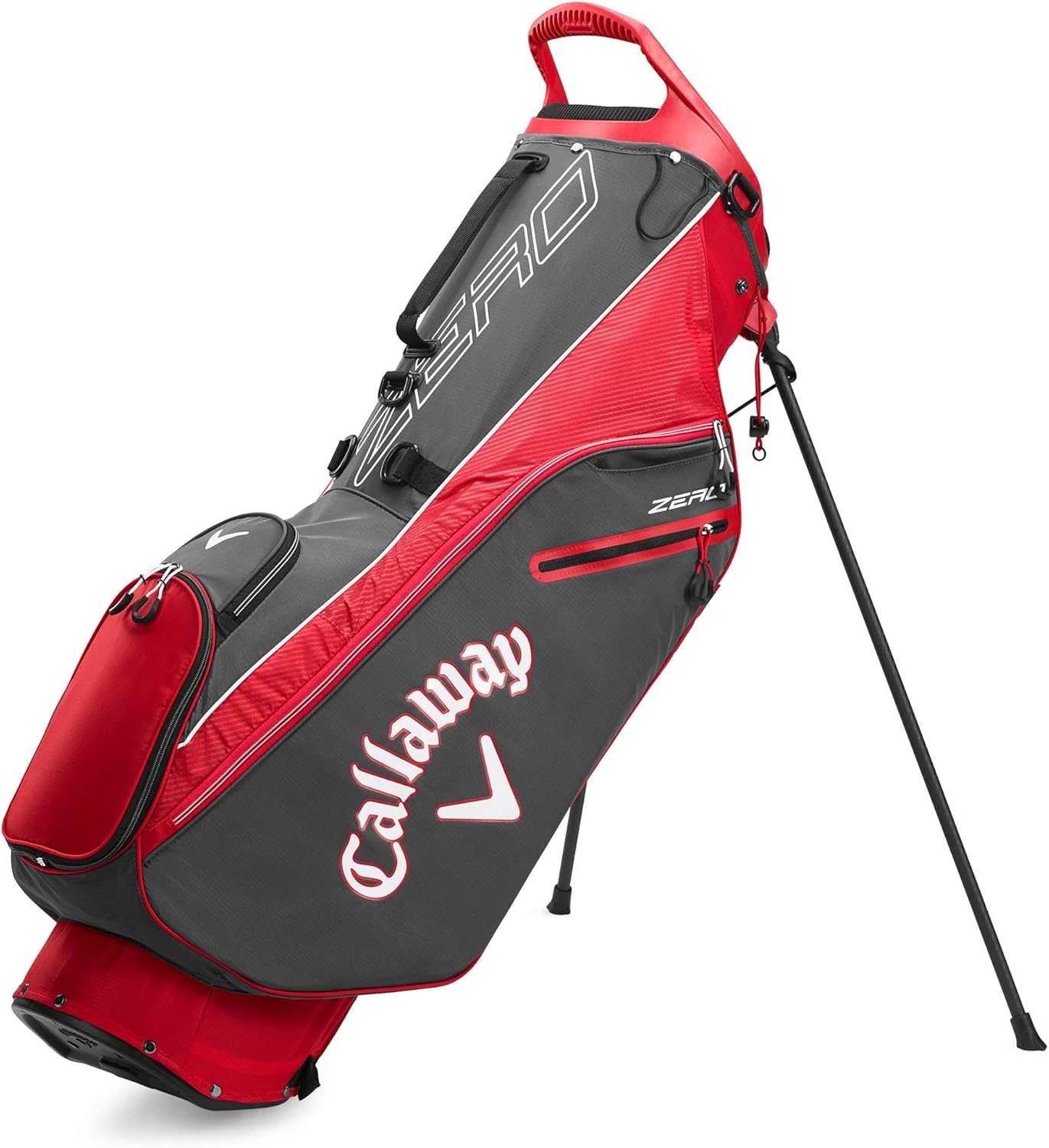 Callaway Golf 2020 Hyperlite Zero Lightweight Stand Bag (Black/Charcoal/White, Double Strap) : Sports & Outdoors