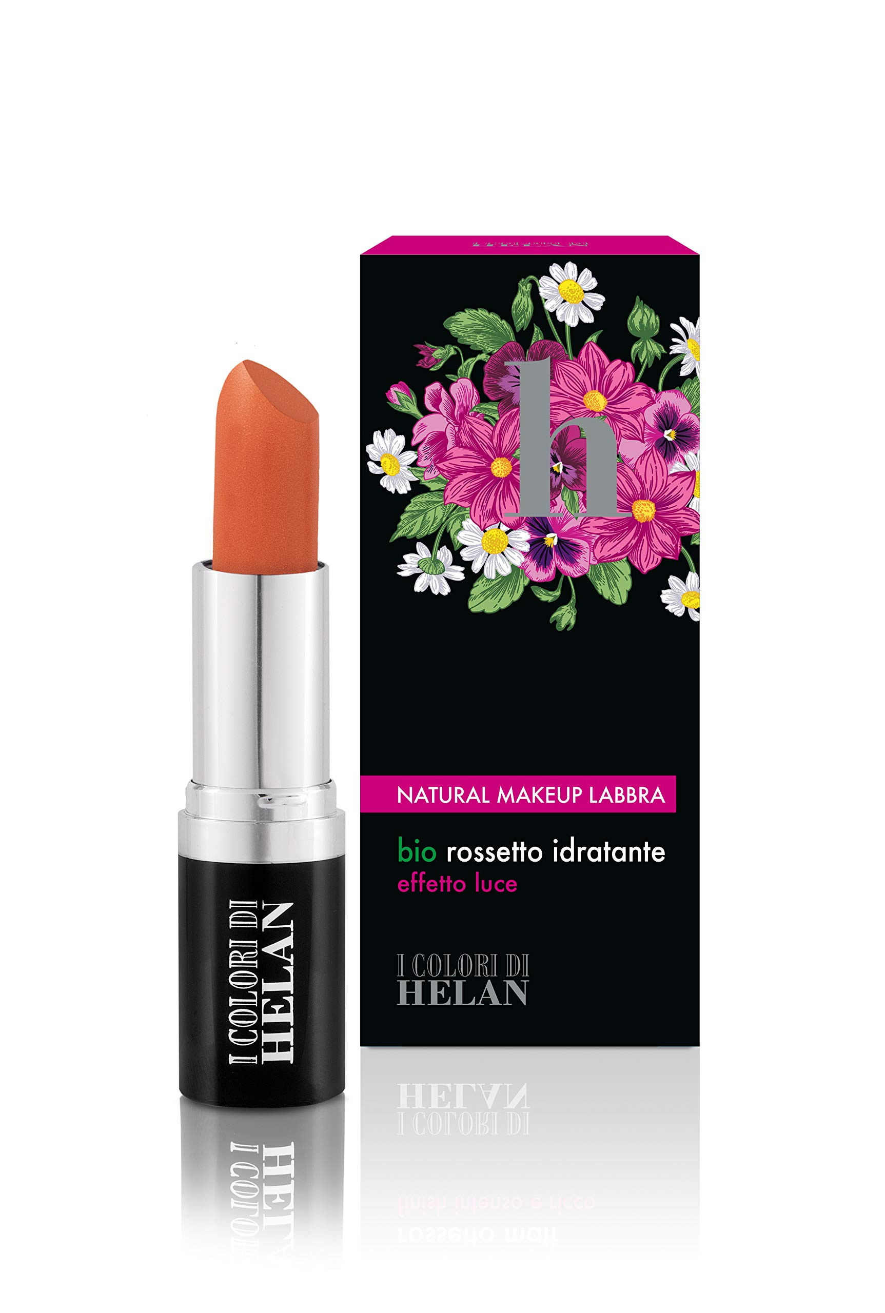 Helan I Colori - Moisturising Vegan Lipstick for Your Makeup with Softening & Emollient Properties - Long Lasting Lipstick with Creamy & Shiny Texture, Gifts for Women - Made in Italy, Golden Pink 4ml