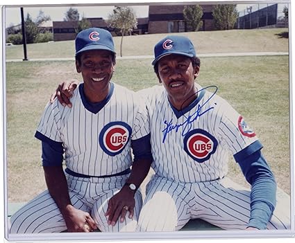 Ferguson Jenkins Autographed 8x10 Photograph Ernie Banks Pictured Chicago Cubs At Amazon S Sports Collectibles Store