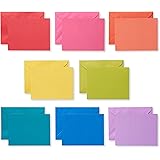 American Greetings Single Panel Blank Cards with Envelopes, Rainbow Colors (200-Count)