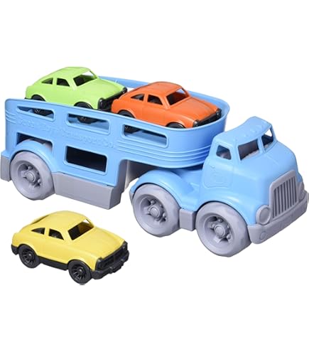Amazon.com: Green Toys Stack & Sort Train, Blue - 12 Piece Pretend